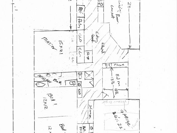 5th bedroom + storage room in converted garage