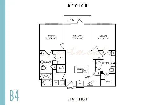 Floor plan B4