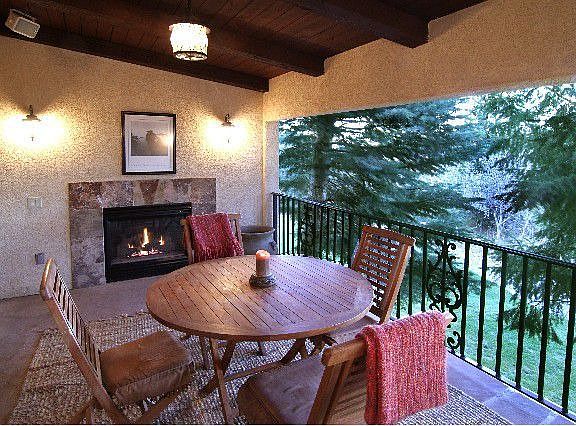 Deck with Fireplace