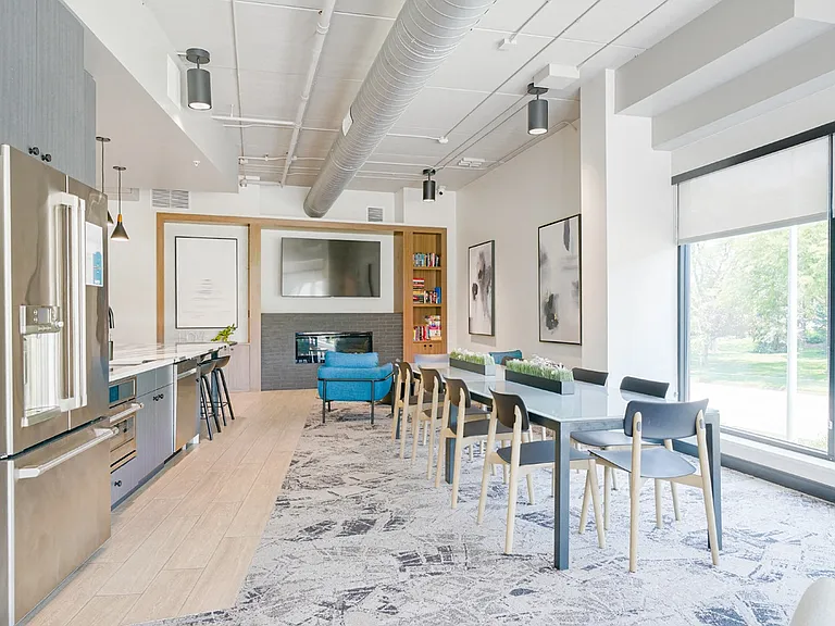 Enjoy a spacious, stylish setting in our reservable entertainment suite, complete with upscale amenities.