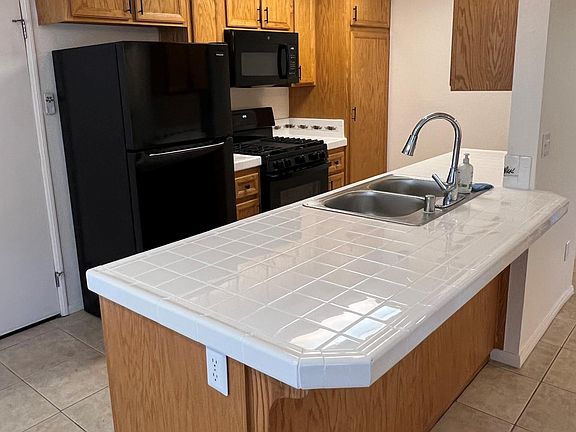 Kitchen off living room