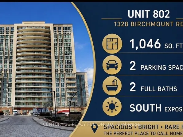 1328 Birchmount Rd #802, Toronto, ON M1R 0B6