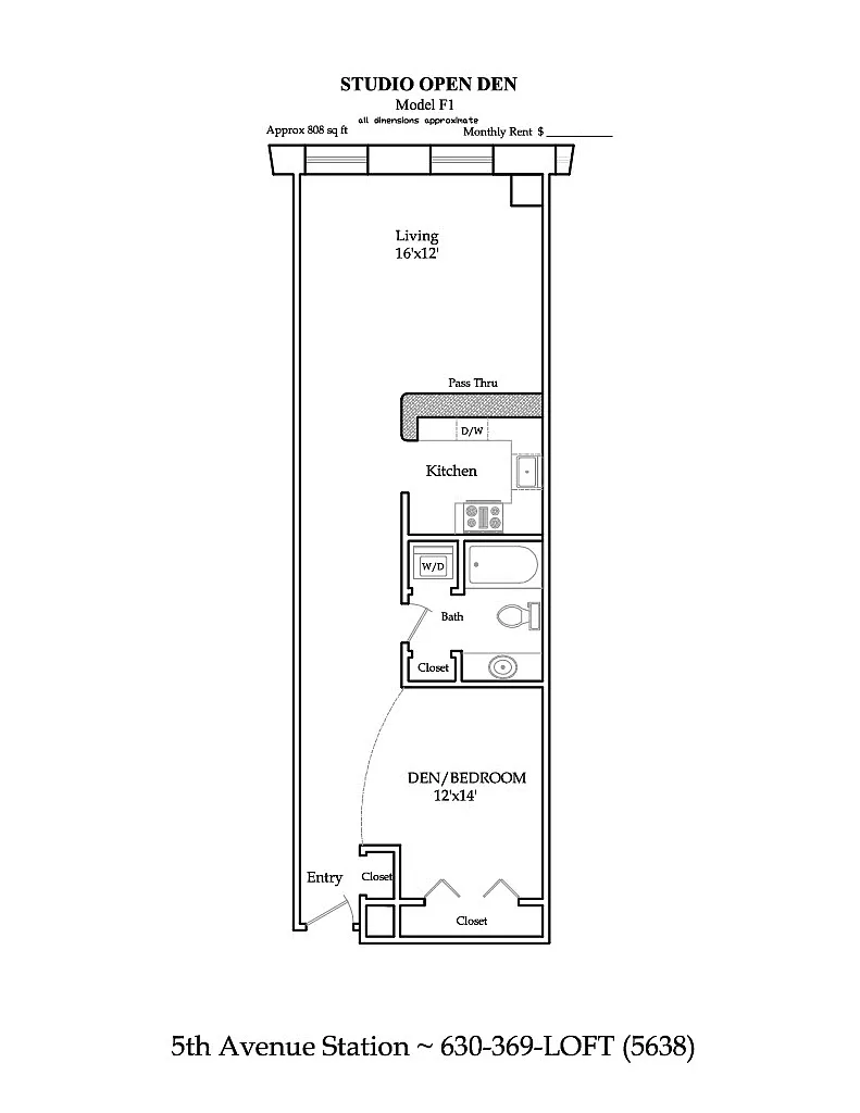 Floor plan F1-R