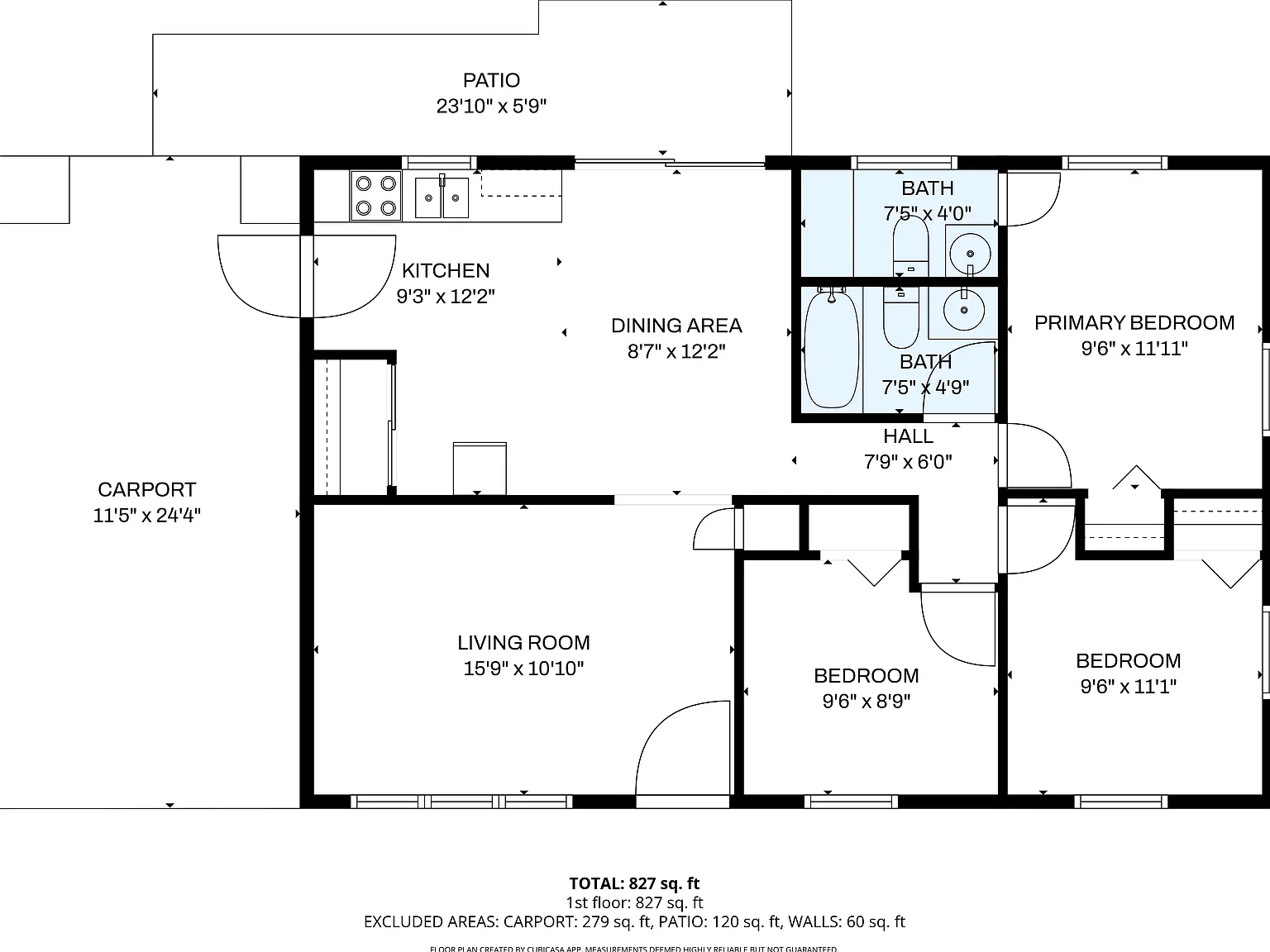 3 bed, 1.5 bath, 925 sqft, $895 — Photo 2