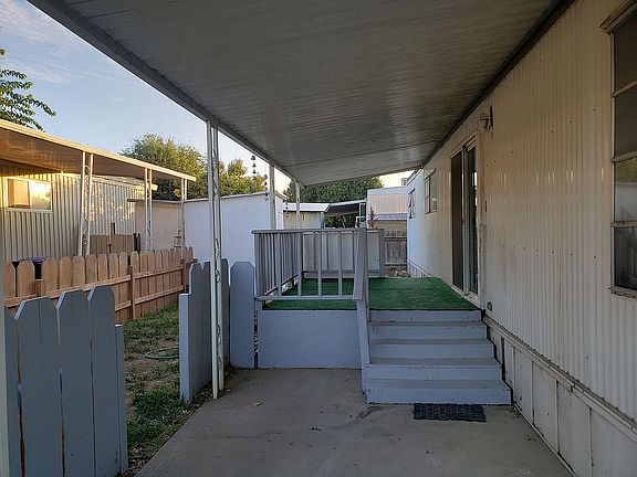 View of deck & fenced yard
