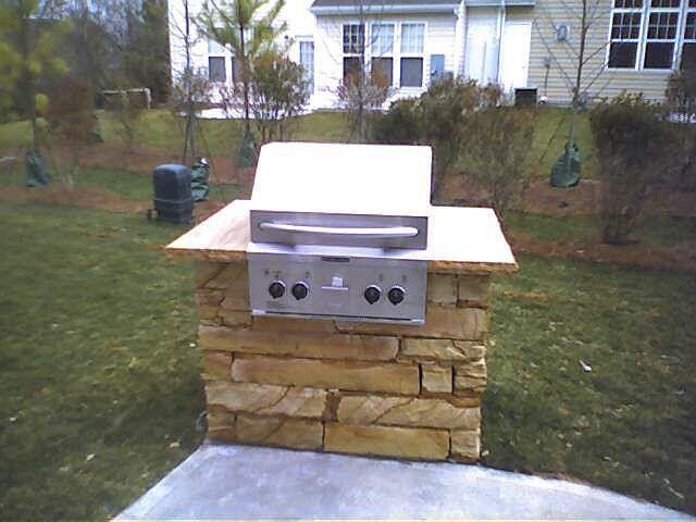 Built into home Grill