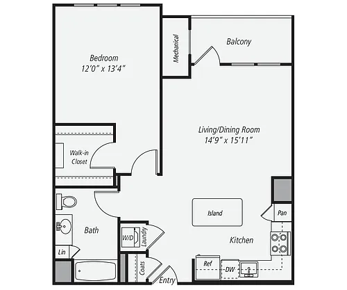 Floor plan A6-X-821