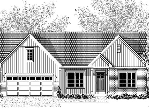 Elevation A - Optional Features Shown