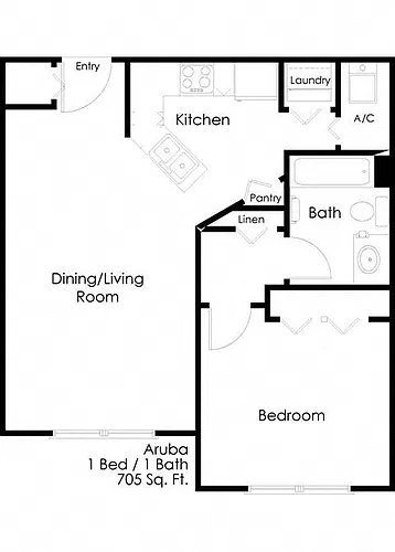 Floor plan Aruba