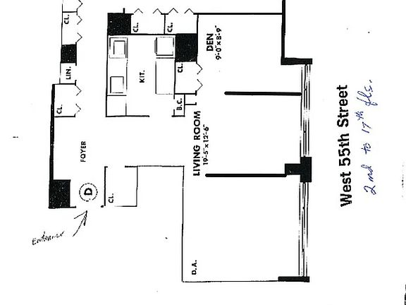 2nd image of 300 W 55th St APT 2D