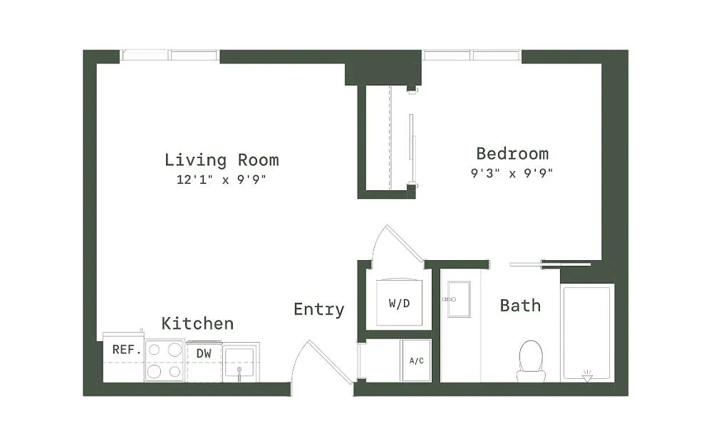 Floor plan PA2S