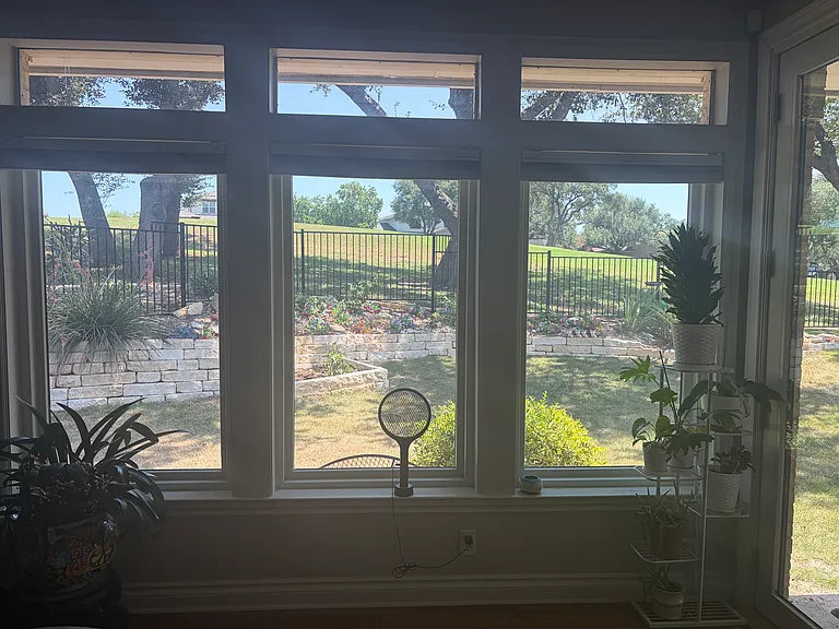 view of golf course from family room