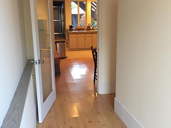 Entry way to the bedroom and living room.