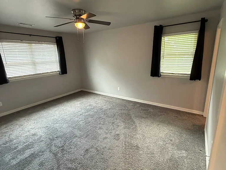 View of Master Bed from Master Bath