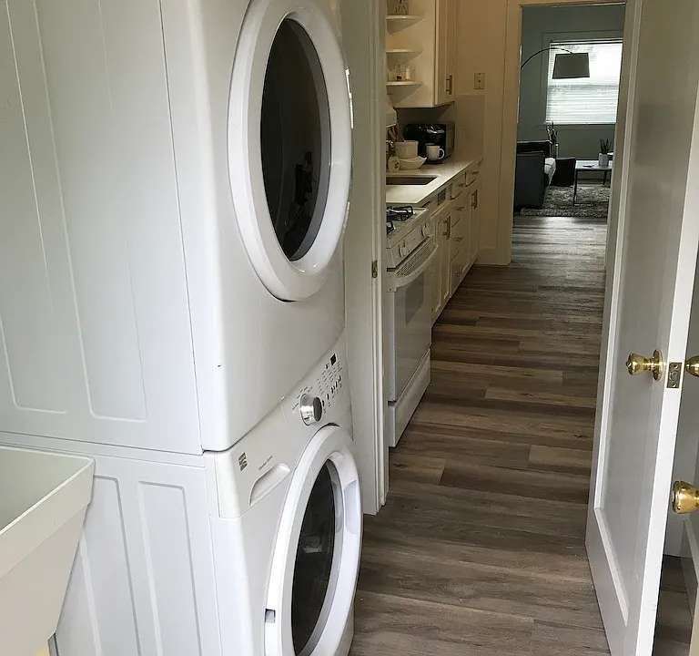 Washer and Dryer in the unit.
