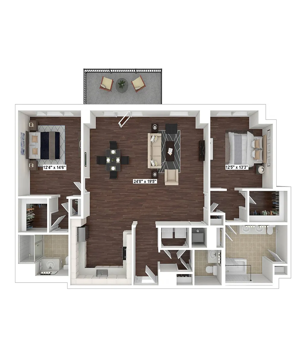 Floor plan B7