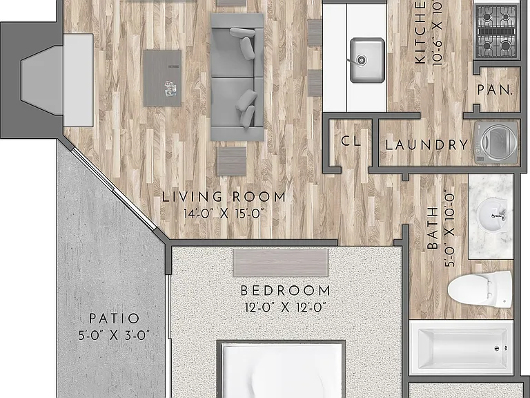 A2 1X1 616 sqft A2 1X1 616 sqft