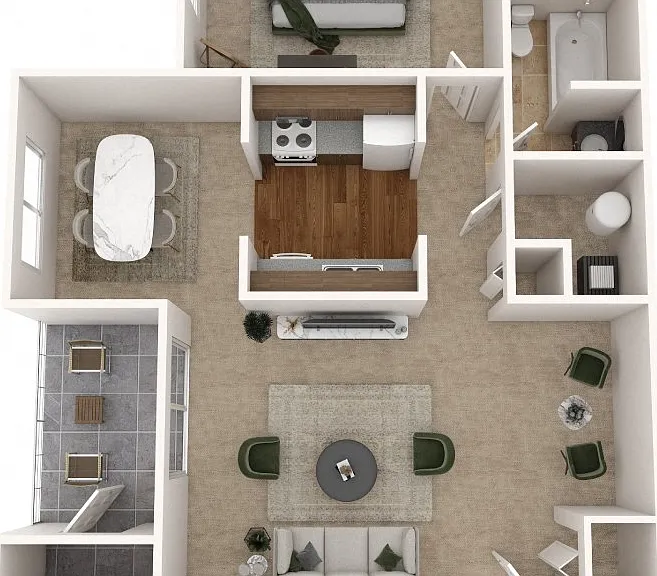 Parkside at Castleton Square Apartments and Townhomes — Photo 33
