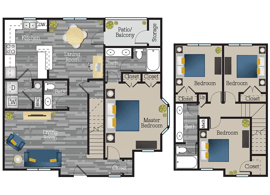 Floor plan Mercer