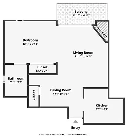 Floor plan Studio