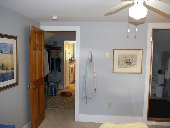 View from the bedroom opens to the hall or the bathroom