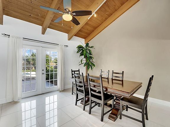 Double french doors to back