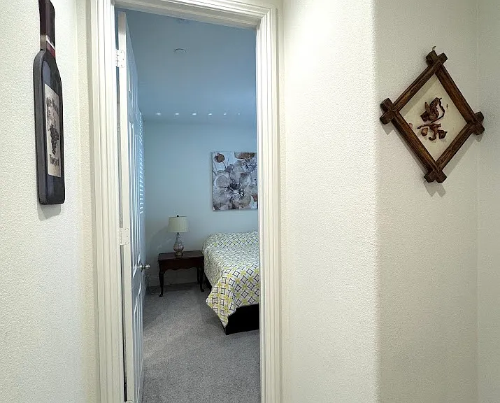 The interior door to your suite is right next to the entrance, which will be designated to you only.