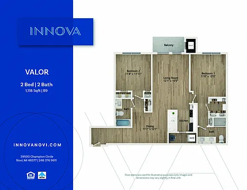 Floor plan Valor