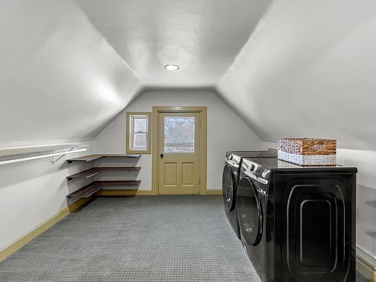 Primary Closet and Laundry room