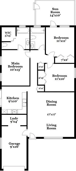 3 bed, 2.0 bath, 1182 sqft, $2,215 — Photo 2