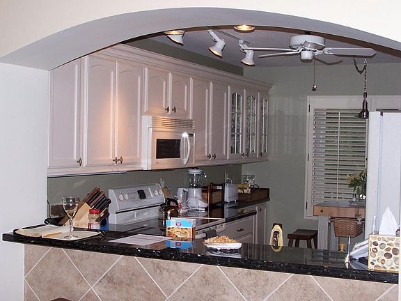 Looking into kitchen