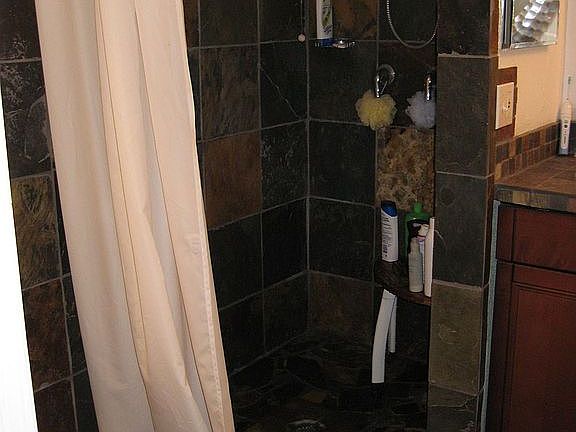 Slate shower