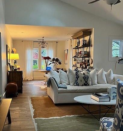 Front entry room and living room