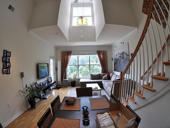Great Family room with a wall of windows