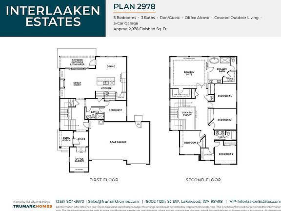 Interlaaken Estates I Plan 2978 Floor Plan
