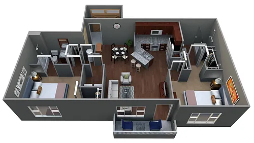 Floor plan Liberty w/Garage