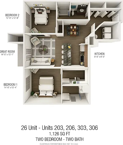 Floor plan 203