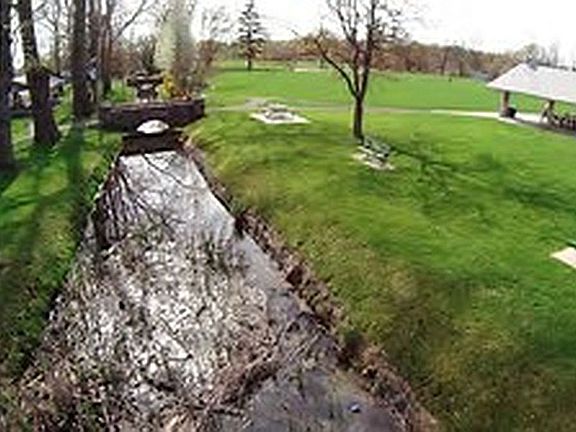 Shafer Park, adjoins the lot