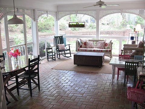 Custom screened-porch