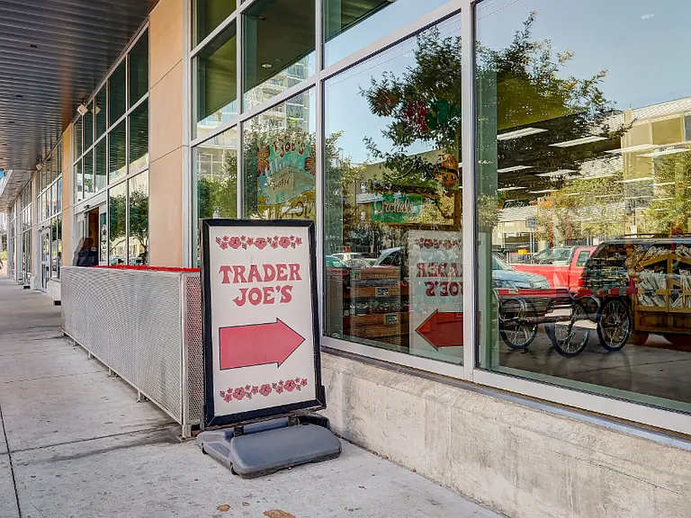 Walking distance retail - Trader Joe's street view