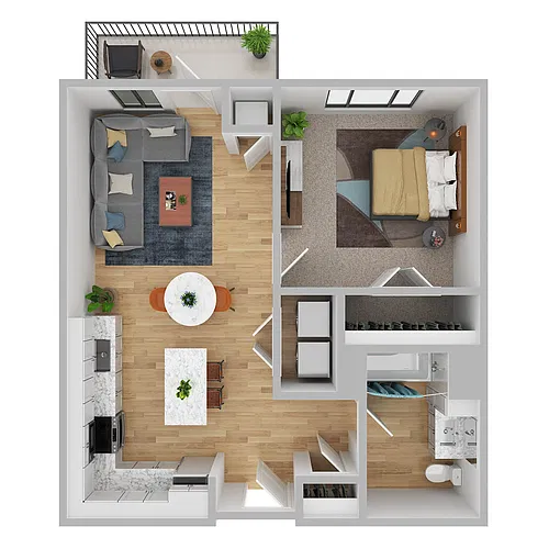 Floor plan A1-A