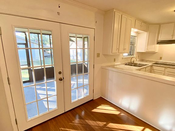 Kitchen and screened porch
