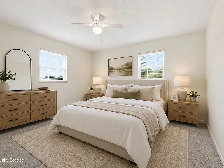 Master Bedroom Staged