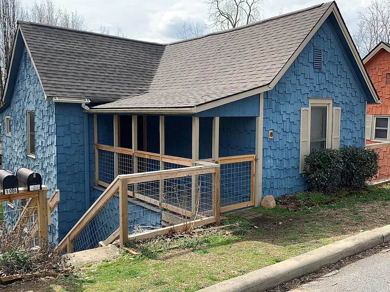 Front Porch and entry door to 8A