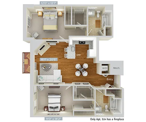 Floor plan B11-1170