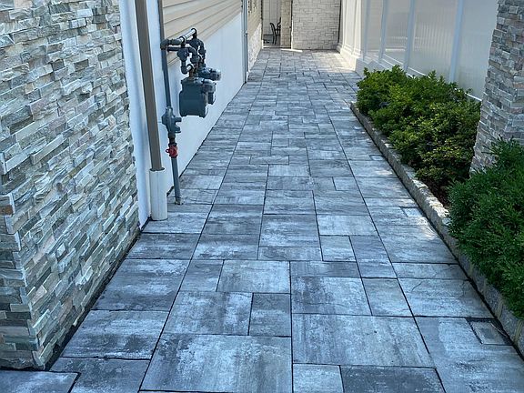 Walk way to apartment