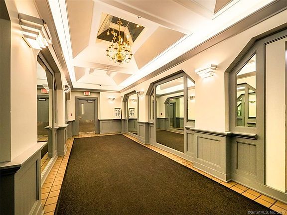 Kelley House entry foyer leading to elevator