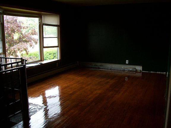 living room w/ real wood floor