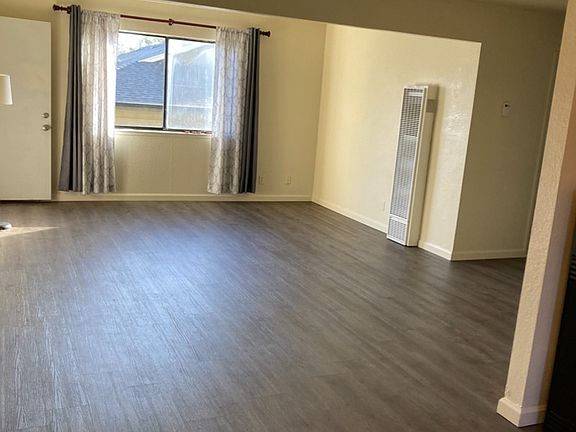 view of living room from kitchen