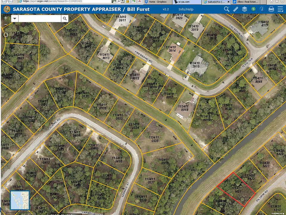 Canal and greenbelt view